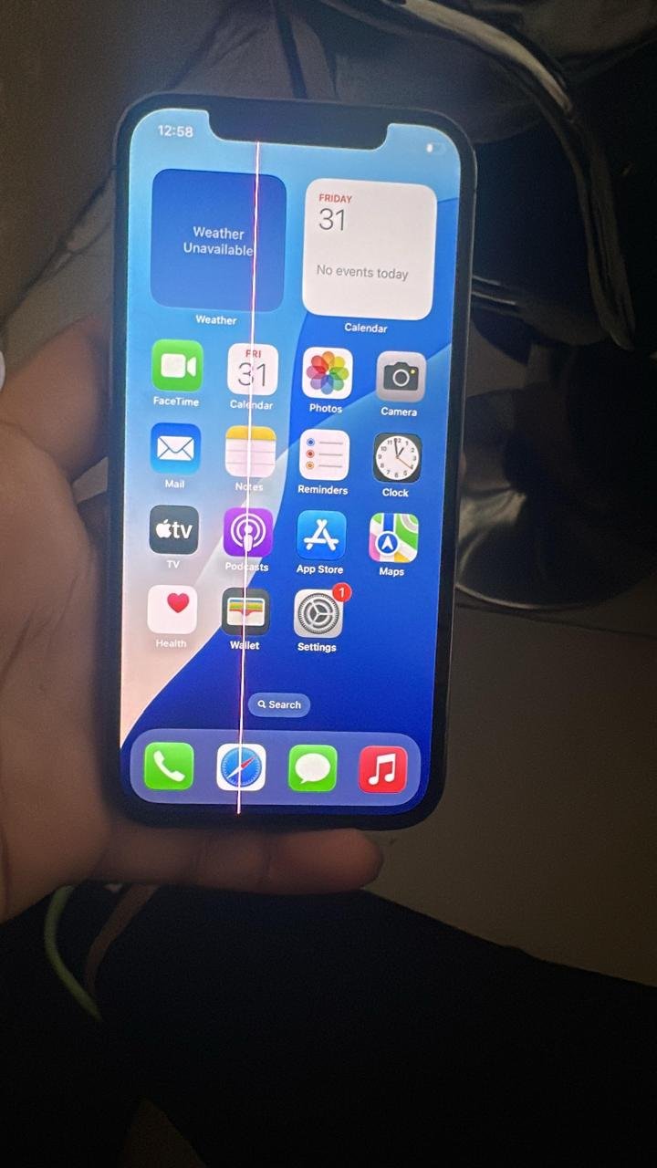 OLED display with pink vertical line issue